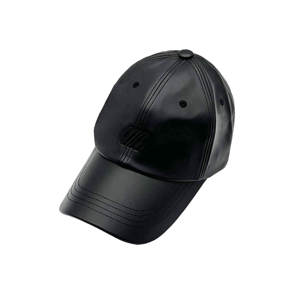 LEATHER CAP [BLACK]